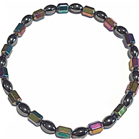 Anklet - Titanium & Stainless Steel Beads!. - Picture 2 of 6